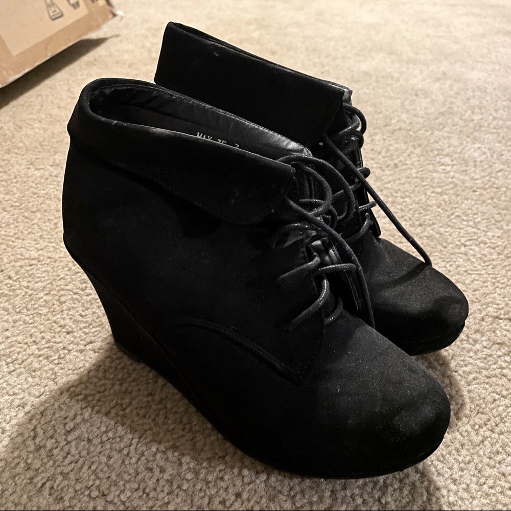 Wedge Booties